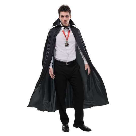Full Length Black Cape Adult Costume